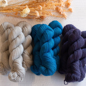 Louie & Lola Yarns Merino Lincoln No Nylon Sock - Ink