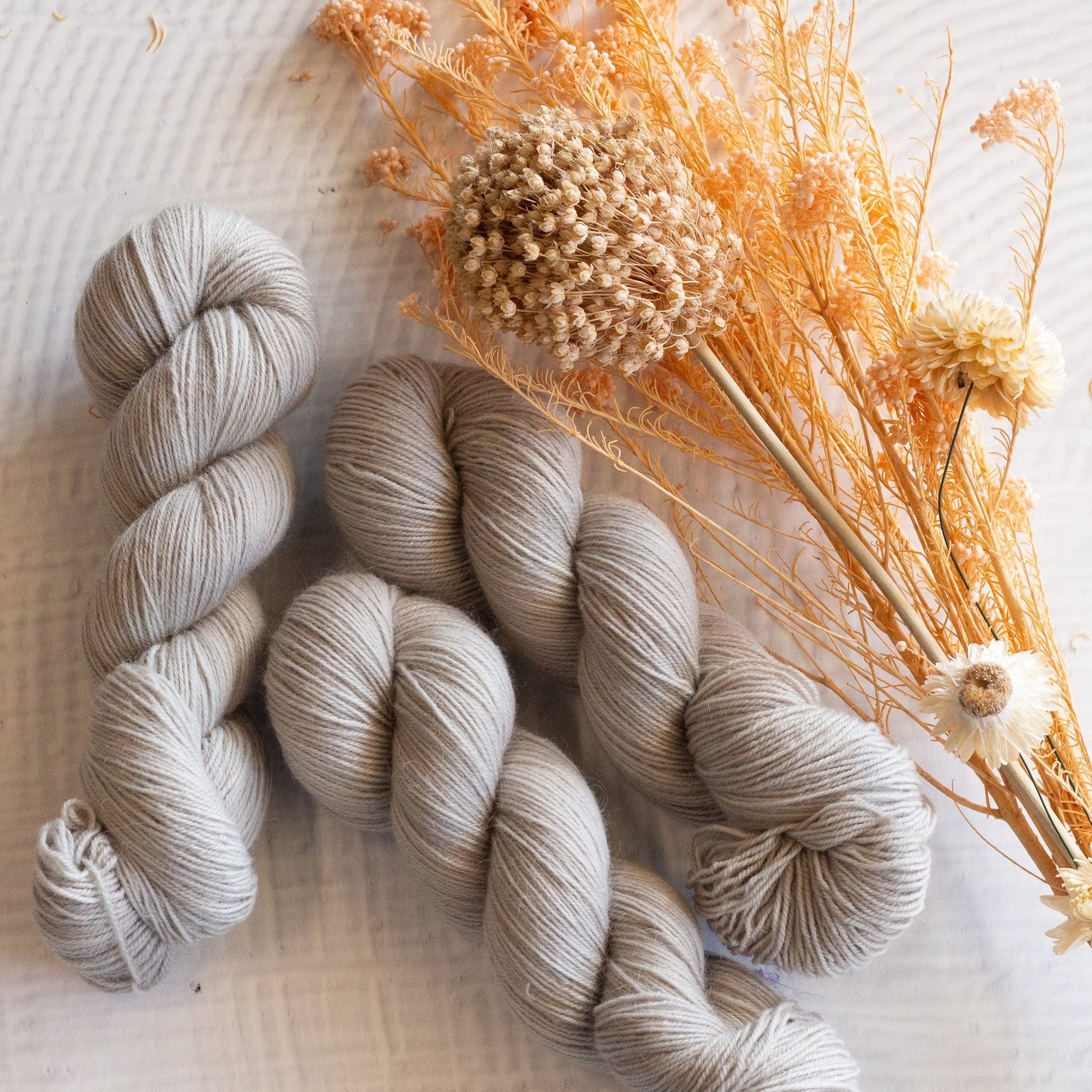 Louie & Lola Yarns Merino Lincoln No Nylon Sock - Platinum