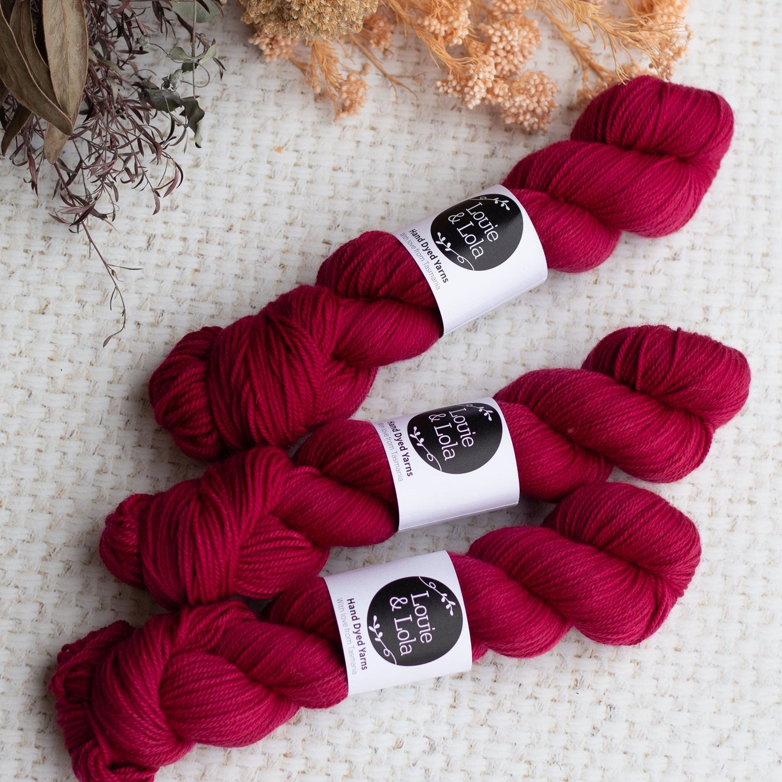 Louie & Lola Yarns Merino Nylon DK - Rouge