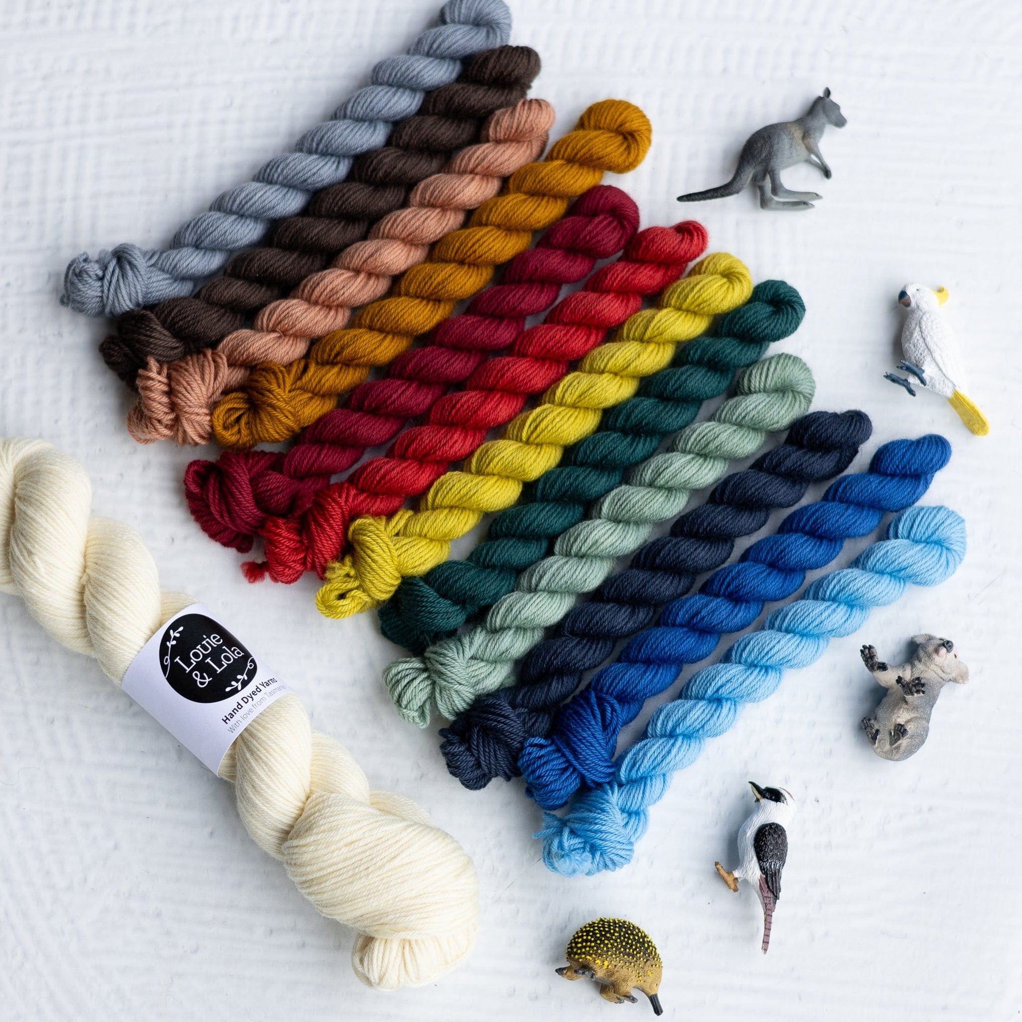 Louie & Lola Yarns Merino Nylon DK - Sydney Doodle Yarn Kit 1 PRE-ORDER