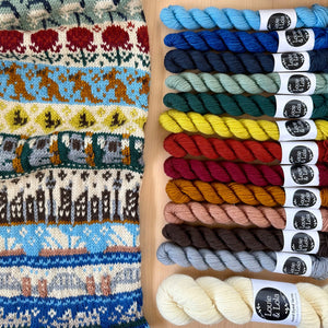 Louie & Lola Yarns Merino Nylon DK - Sydney Doodle Yarn Kit 1 PRE-ORDER