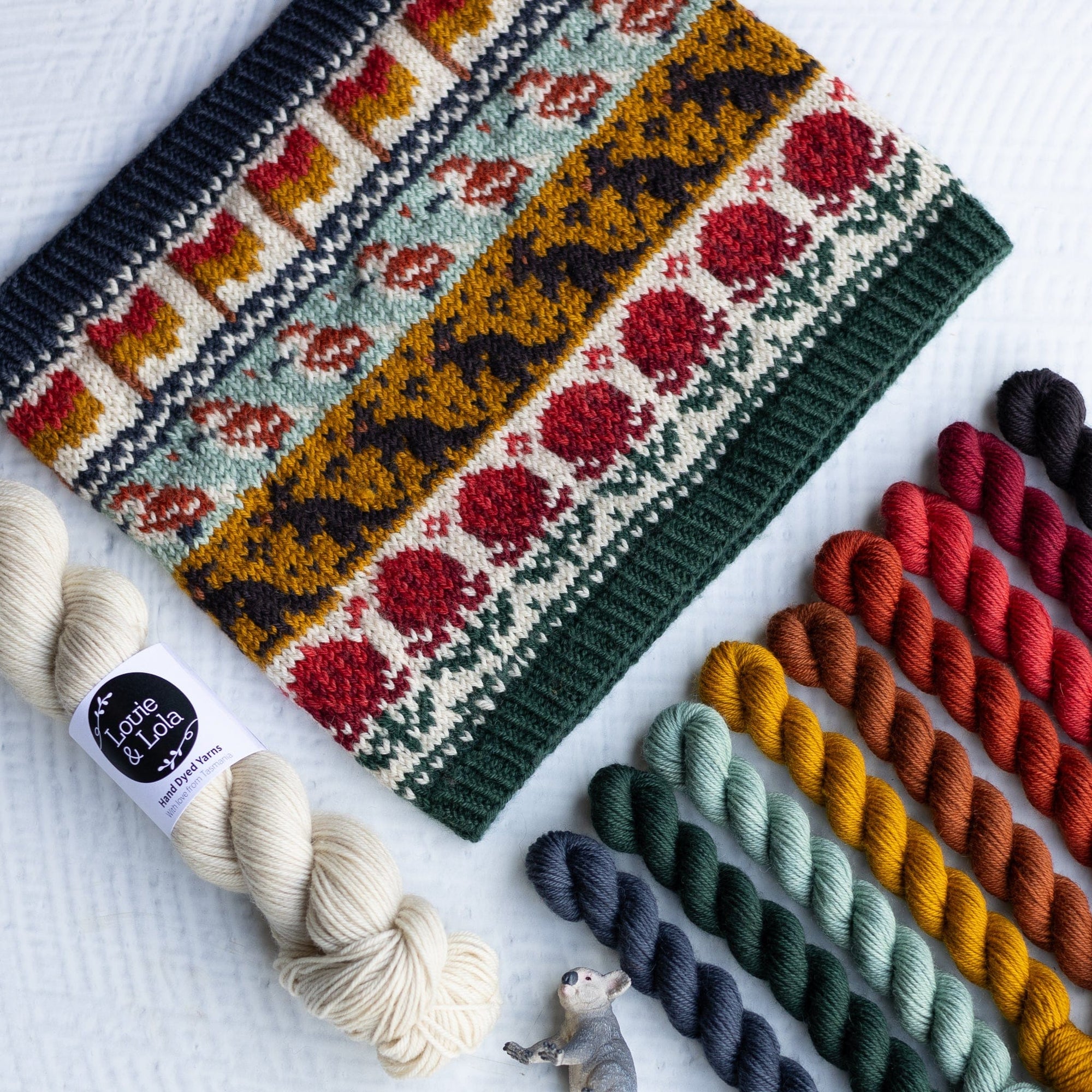 Louie & Lola Yarns Merino Nylon DK - Sydney Doodle Yarn Kit 2 PRE-ORDER