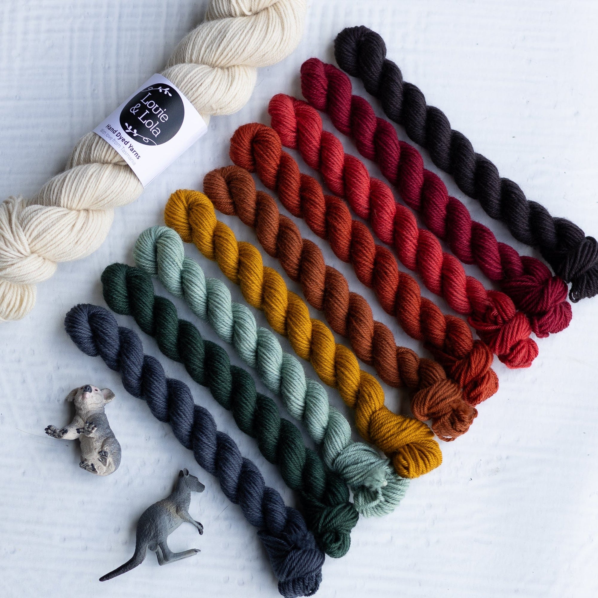 Louie & Lola Yarns Merino Nylon DK - Sydney Doodle Yarn Kit 2 PRE-ORDER