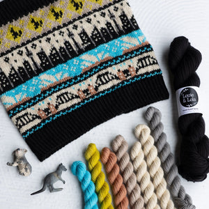 Louie & Lola Yarns Merino Nylon DK - Sydney Doodle Yarn Kit 3 PRE-ORDER