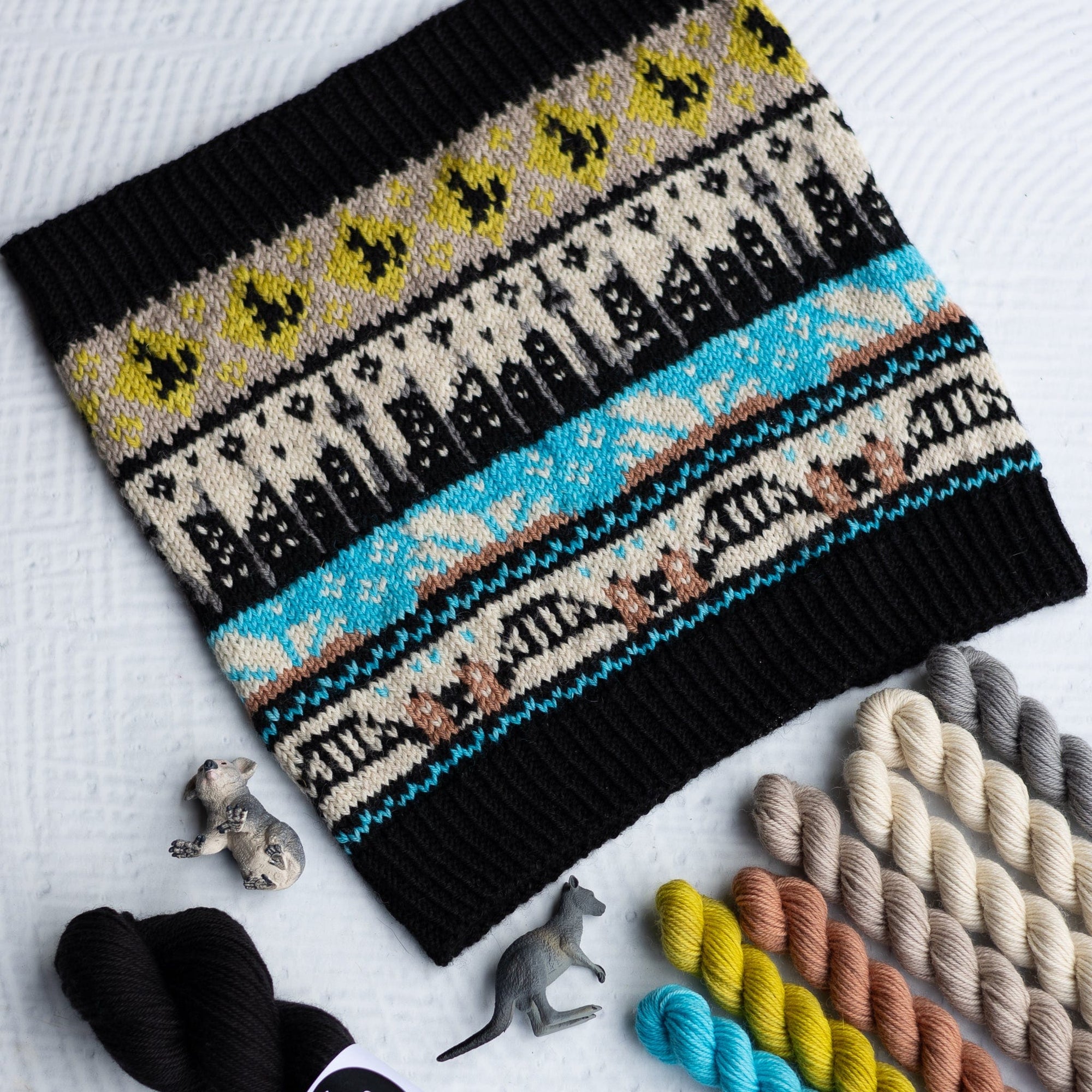 Louie & Lola Yarns Merino Nylon DK - Sydney Doodle Yarn Kit 3 PRE-ORDER