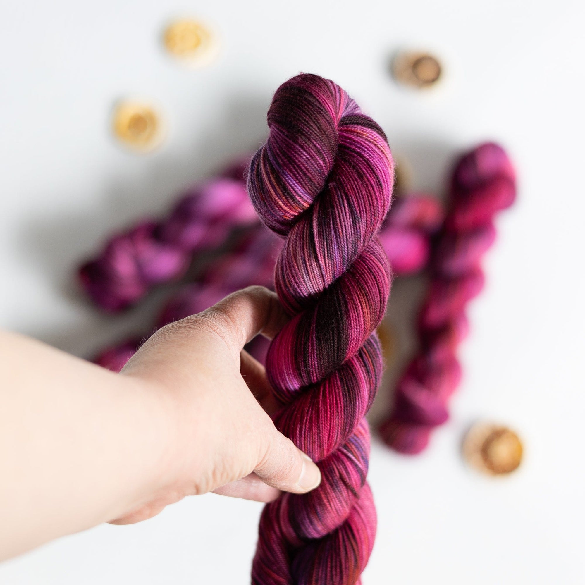 Louie & Lola Yarns Merino Nylon Sock - Christmas Pudding OOAK