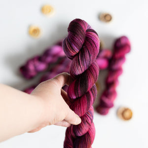 Louie & Lola Yarns Merino Nylon Sock - Christmas Pudding OOAK