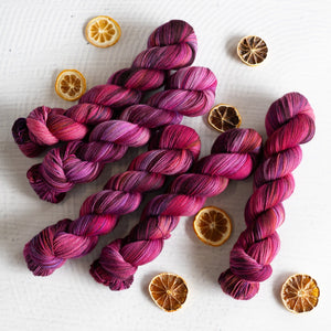 Louie & Lola Yarns Merino Nylon Sock - Christmas Pudding OOAK