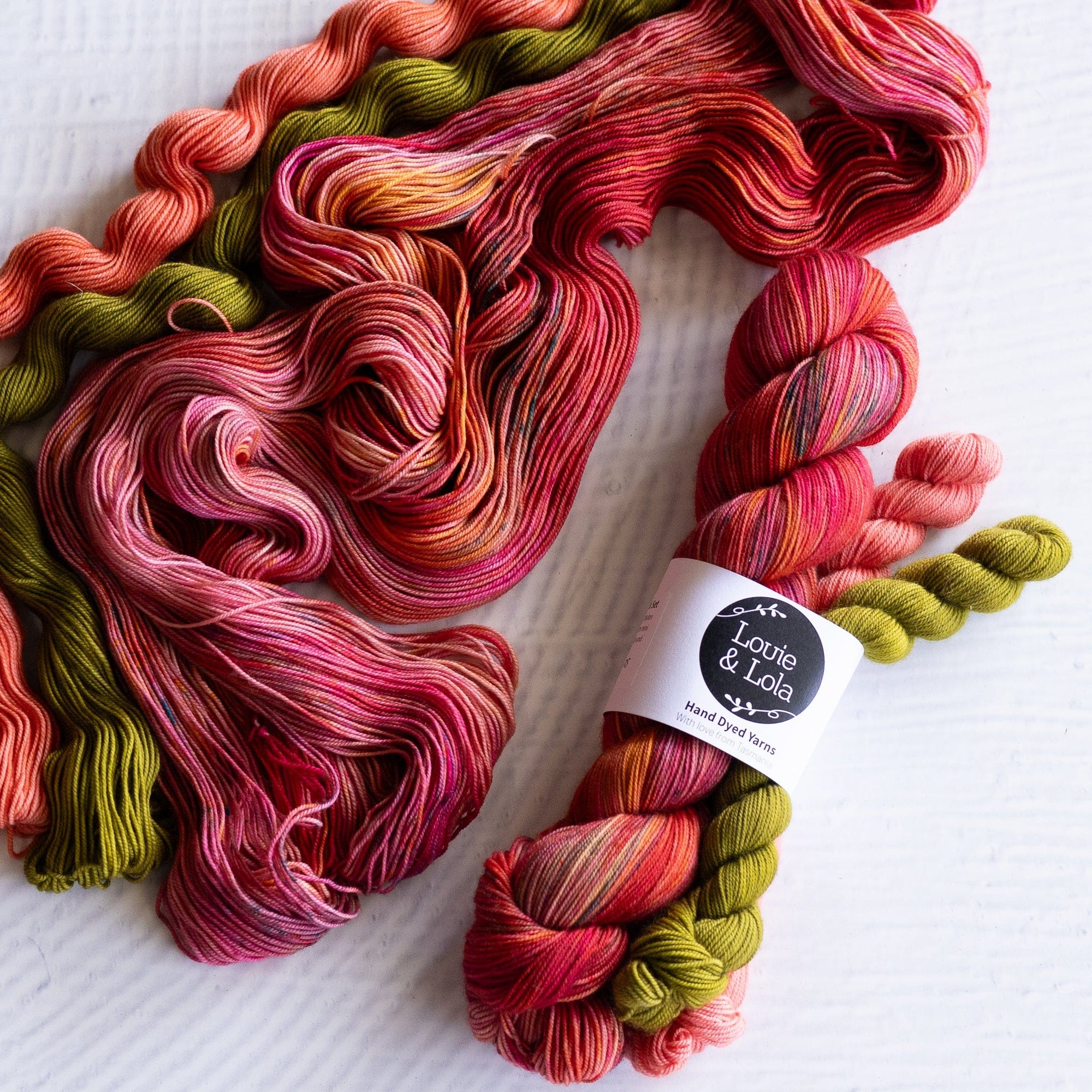 Louie & Lola Yarns Merino Nylon Sock - Christmas Trifle Sock Set