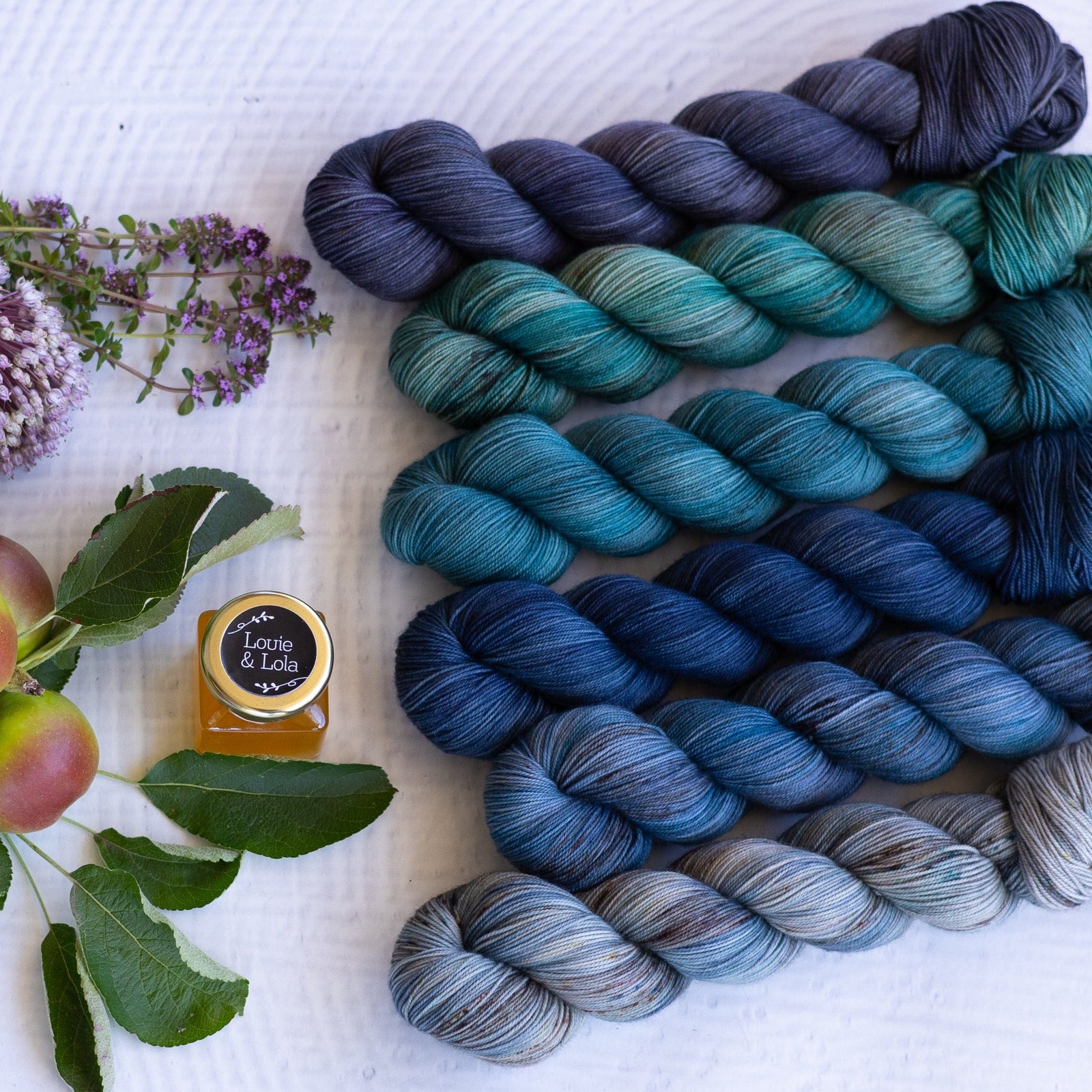 Louie & Lola Yarns Merino Nylon Sock - Harvest Collection - Flint