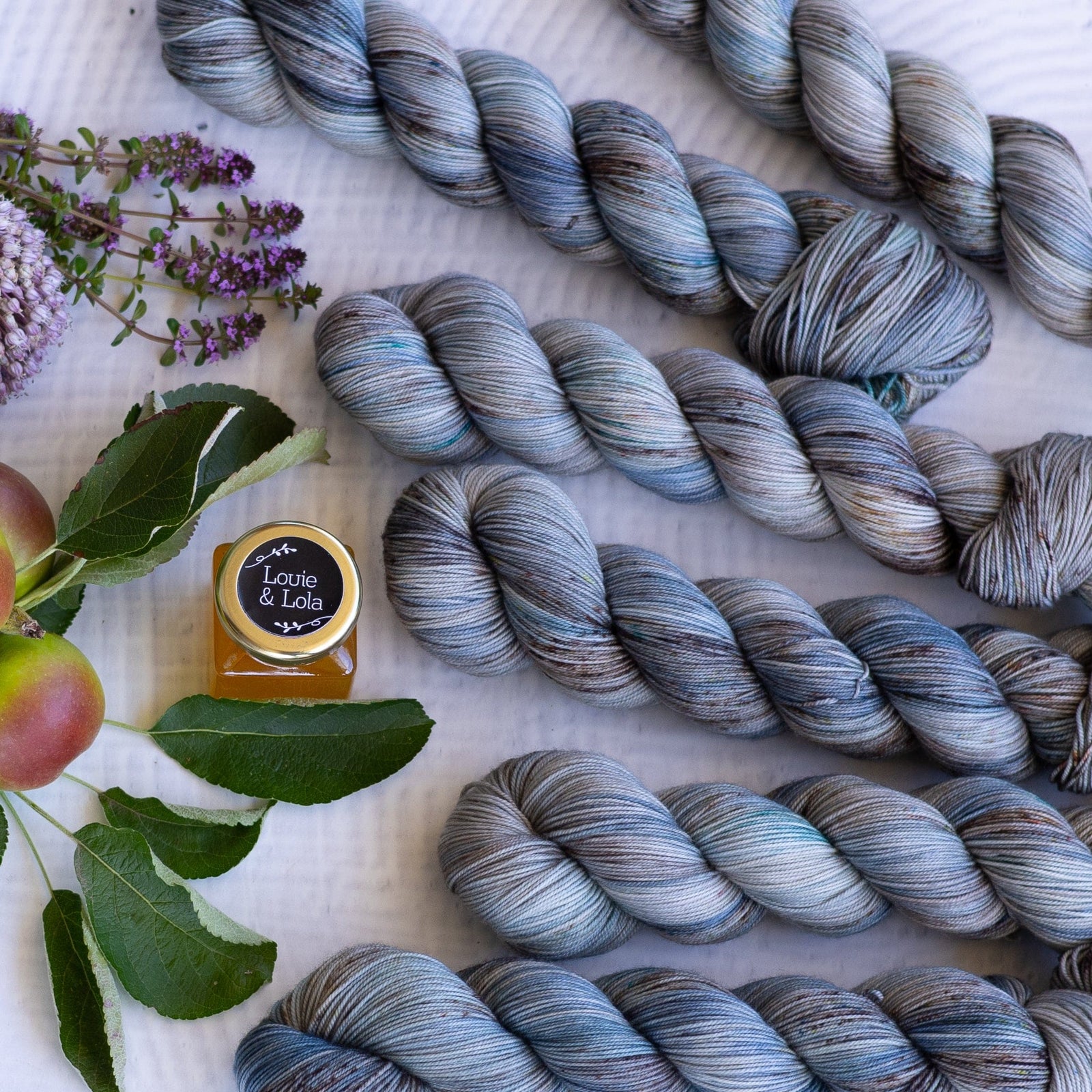 Louie & Lola Yarns Merino Nylon Sock - Harvest Collection - Flint