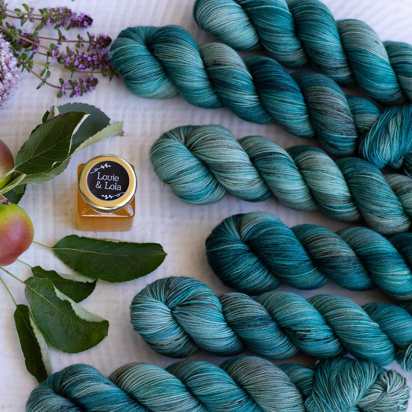 Louie & Lola Yarns Merino Nylon Sock - Harvest Collection - Kale