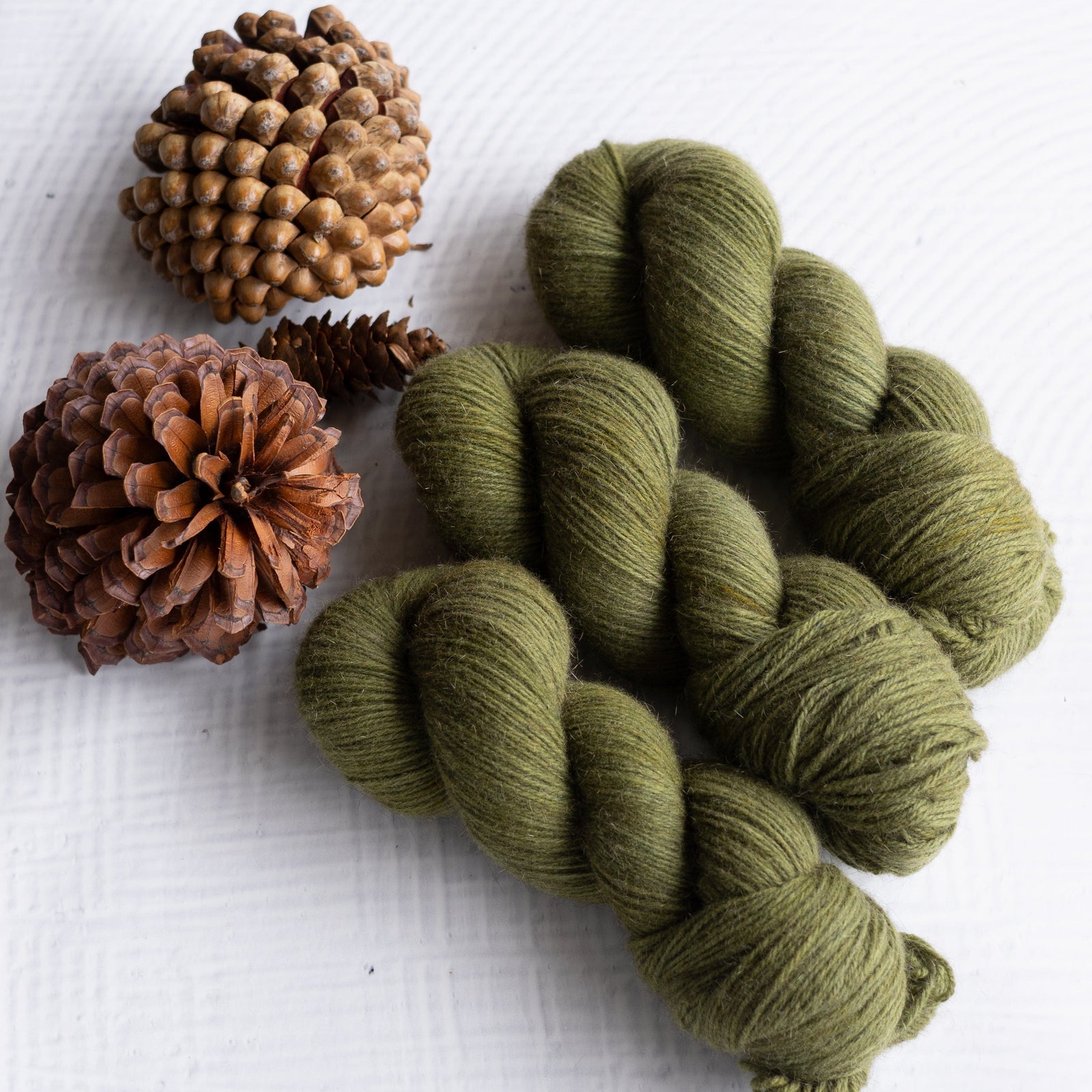 Louie & Lola Yarns Merino Possum Fingering - Tonals Collection - Basil