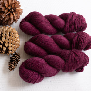 Louie & Lola Yarns Merino Possum Fingering - Tonals Collection - Cabernet