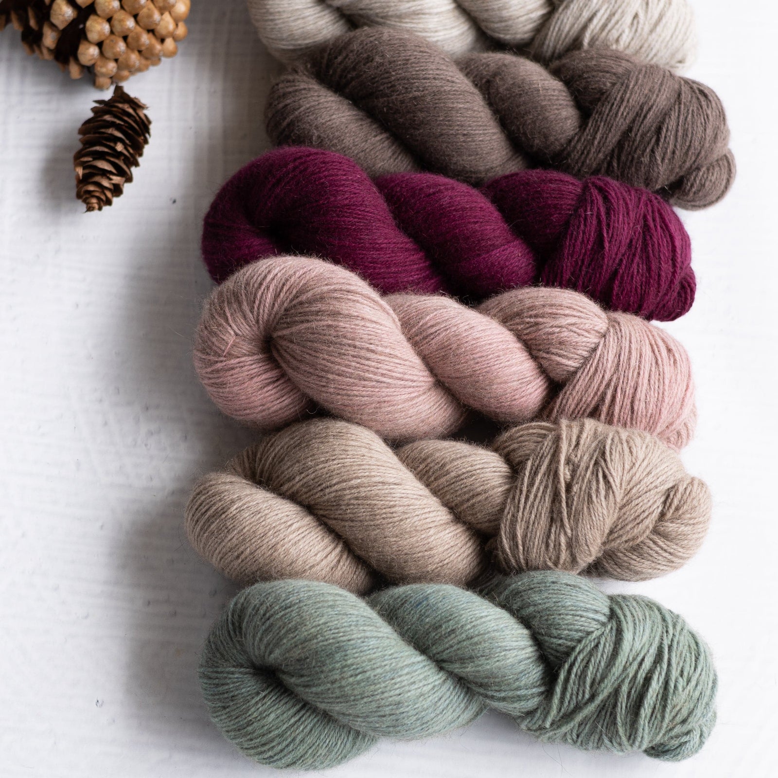 Louie & Lola Yarns Merino Possum Fingering - Tonals Collection - Cedar