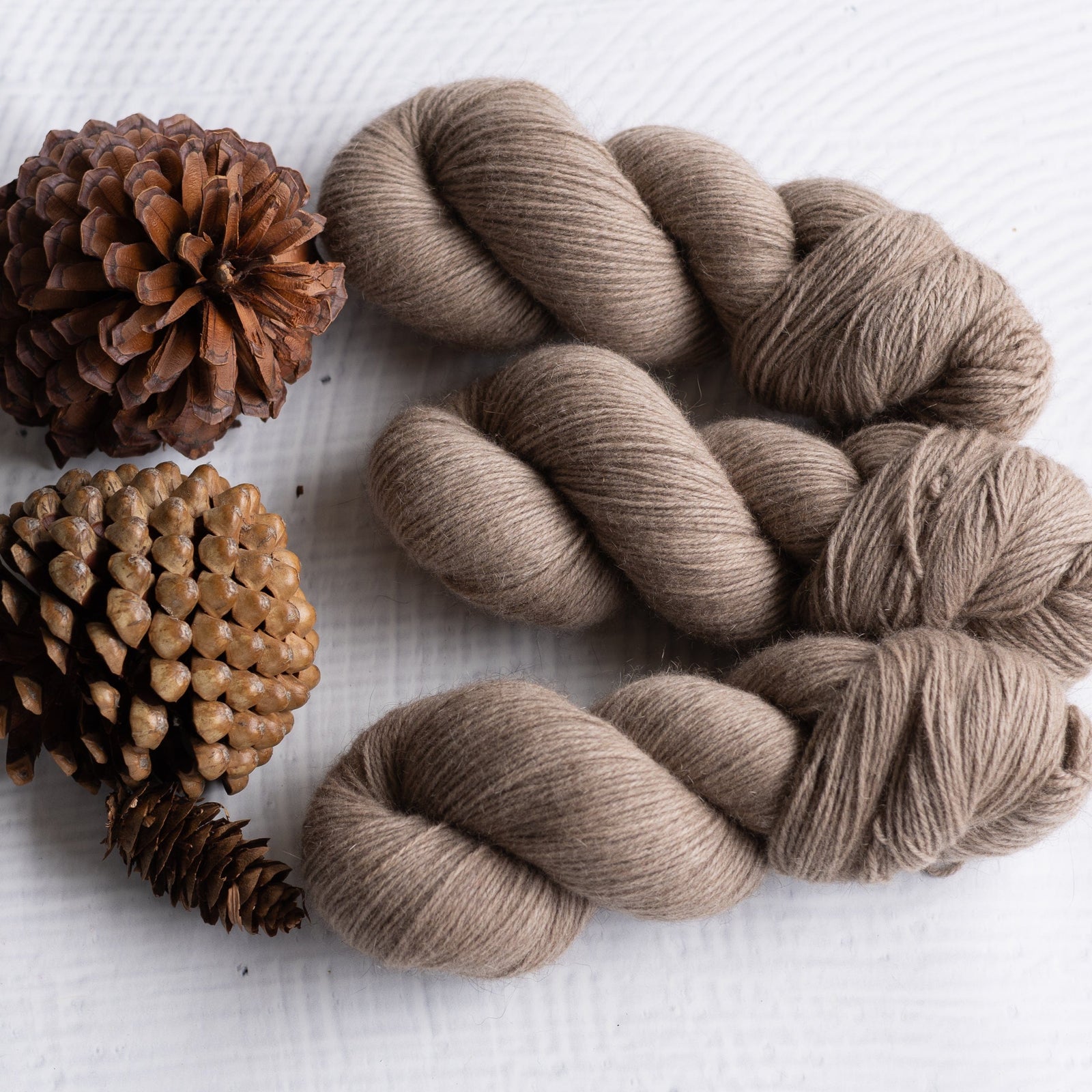 Louie & Lola Yarns Merino Possum Fingering - Tonals Collection - Stone