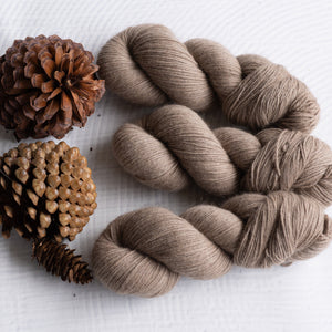 Louie & Lola Yarns Merino Possum Fingering - Tonals Collection - Stone