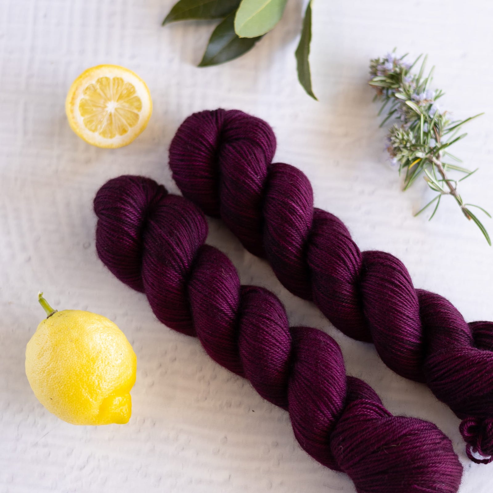 Louie & Lola Yarns Merino Silk Yak DK - Cabernet Duo 2nds