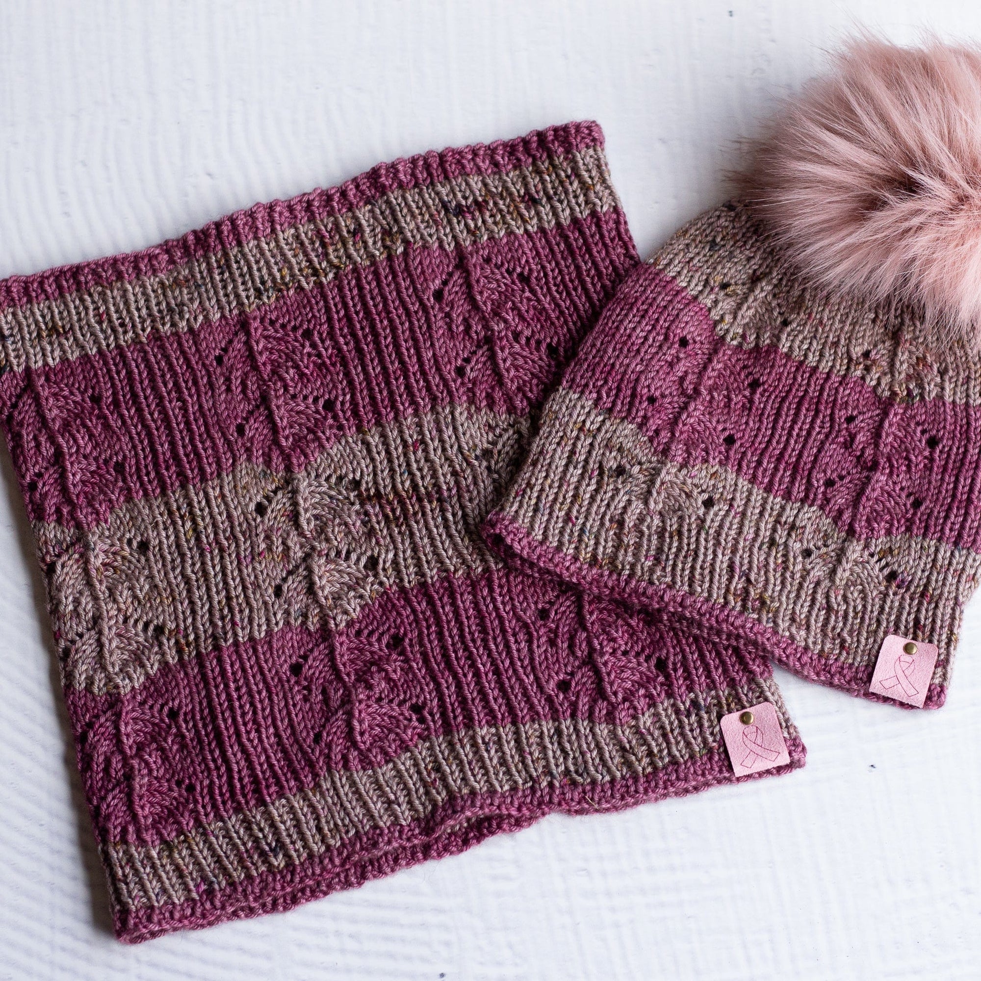 Louie & Lola Yarns Merino Silk Yak DK - Kinship Cowl & Hat Yarn Set
