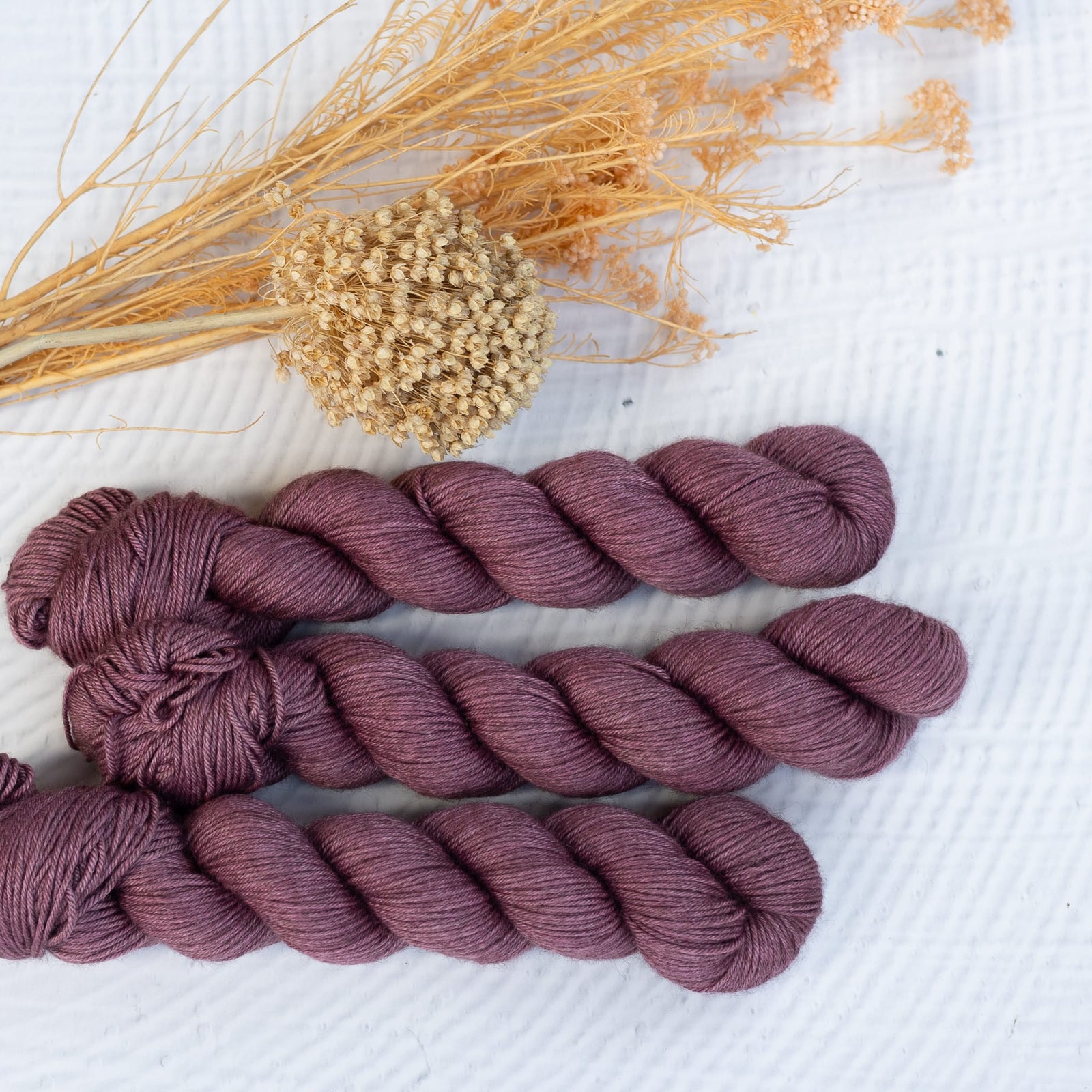 Louie & Lola Yarns Merino Silk Yak DK - Mauve