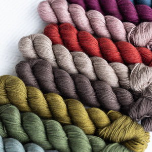 Louie & Lola Yarns Merino Silk Yak DK - Tonals Collection - Basil