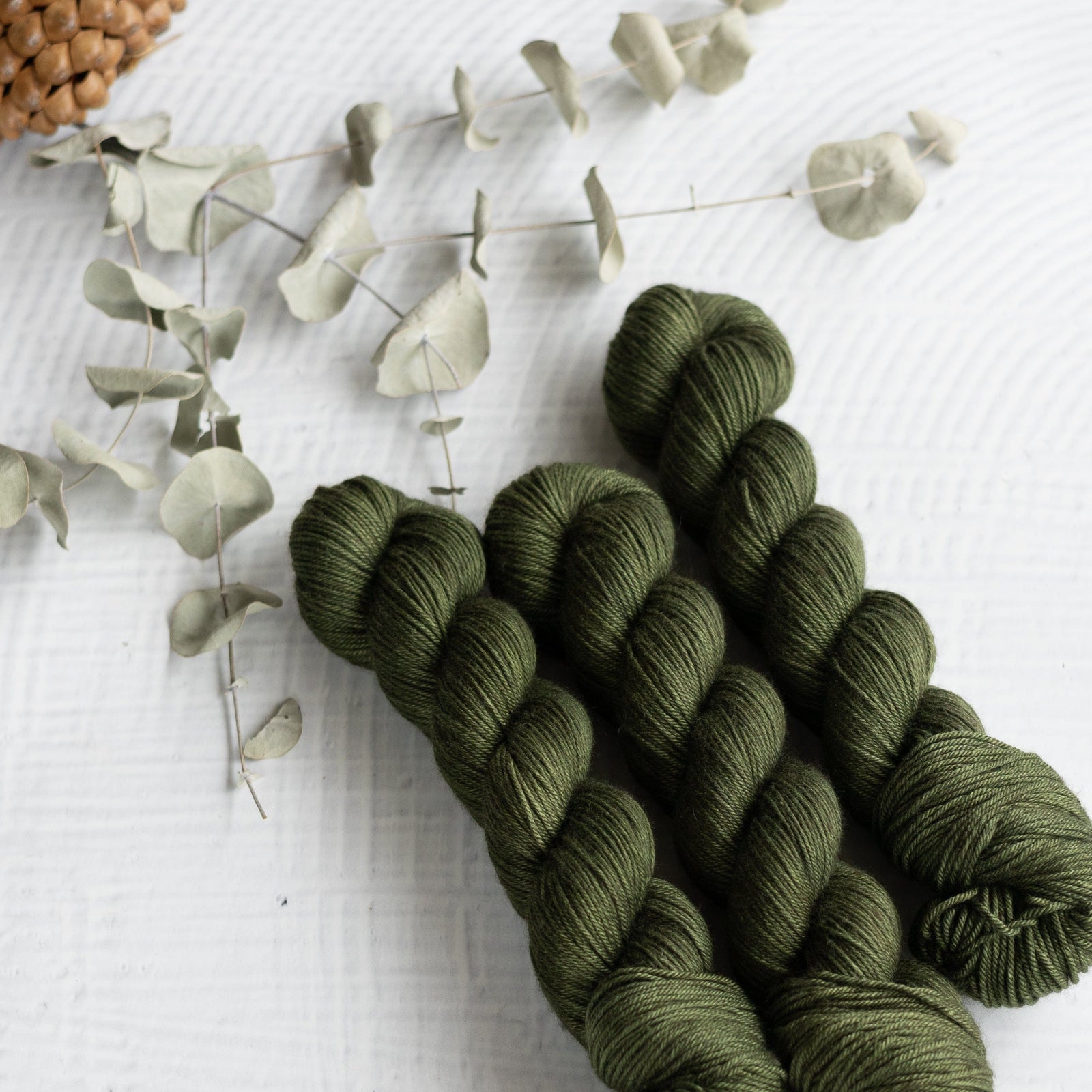 Louie & Lola Yarns Merino Silk Yak DK - Tonals Collection - Basil