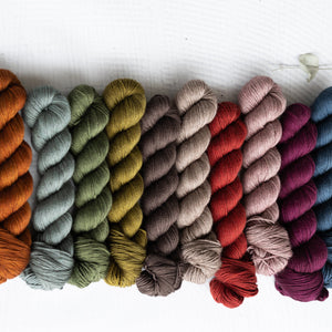 Louie & Lola Yarns Merino Silk Yak DK - Tonals Collection - Cabernet