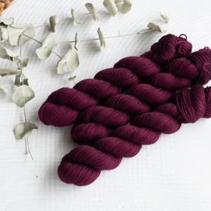 Louie & Lola Yarns Merino Silk Yak DK - Tonals Collection - Cabernet