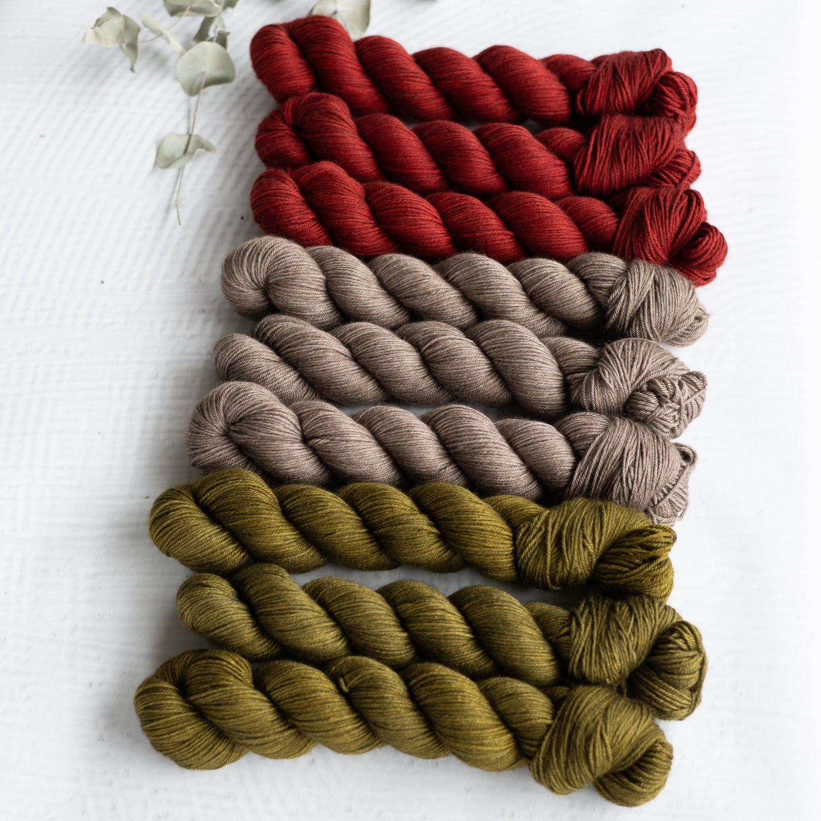Louie & Lola Yarns Merino Silk Yak DK - Tonals Collection - Barn Red
