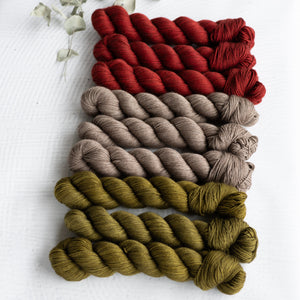 Louie & Lola Yarns Merino Silk Yak DK - Tonals Collection - Olive