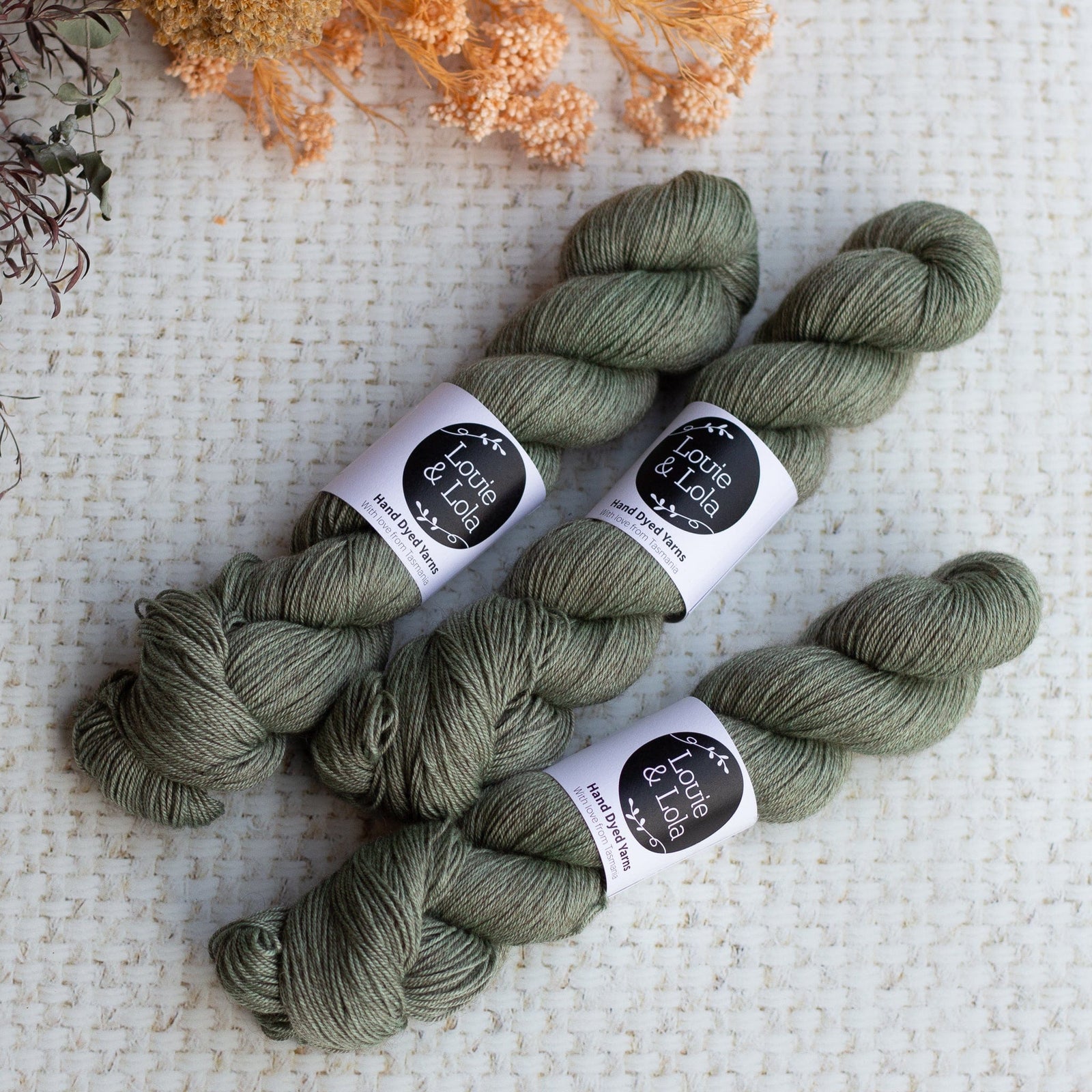 Louie & Lola Yarns Merino Silk Yak Fingering - Light Green
