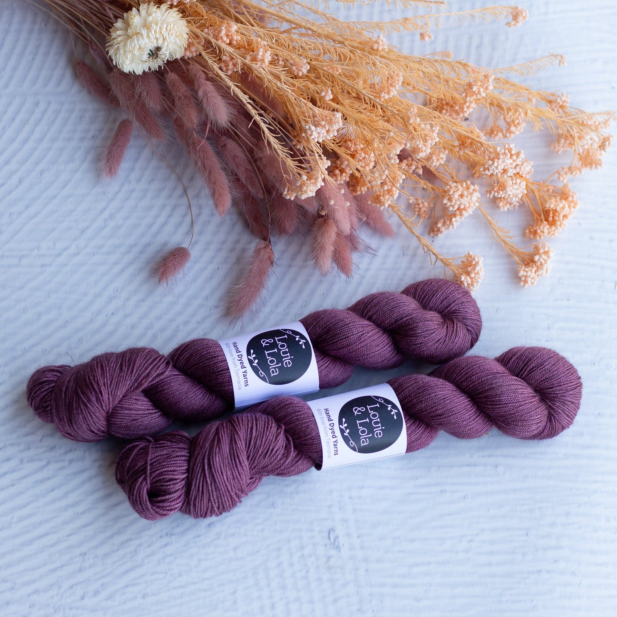 Louie & Lola Yarns Merino Silk Yak Fingering - Mallow
