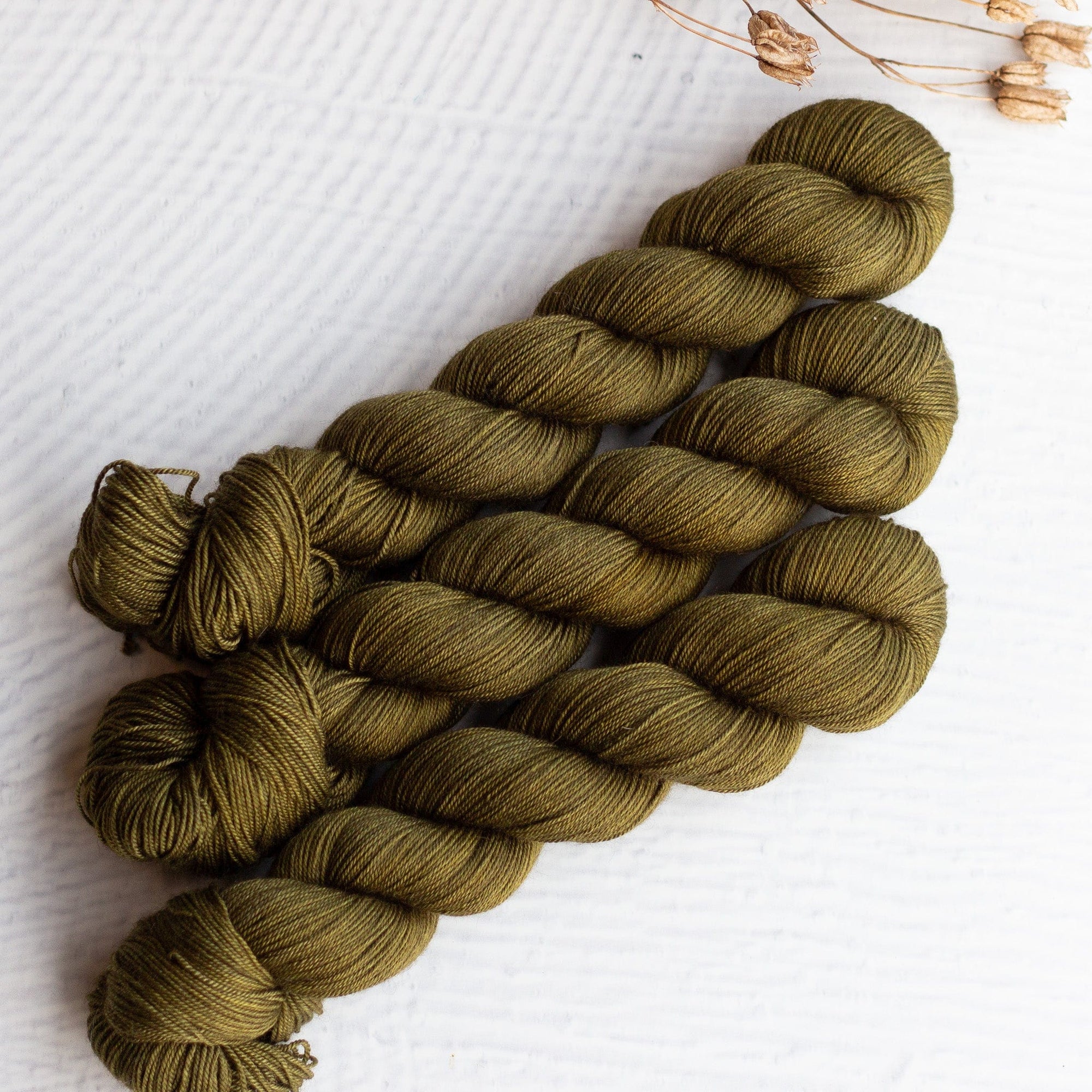 Louie & Lola Yarns Merino Silk Yak Fingering - Moss
