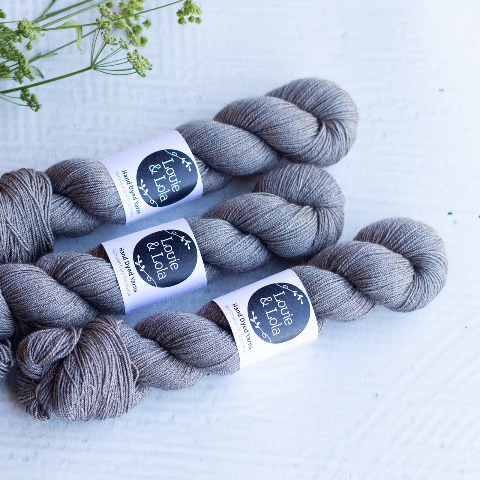 Louie & Lola Yarns Merino Silk Yak Fingering - Steel