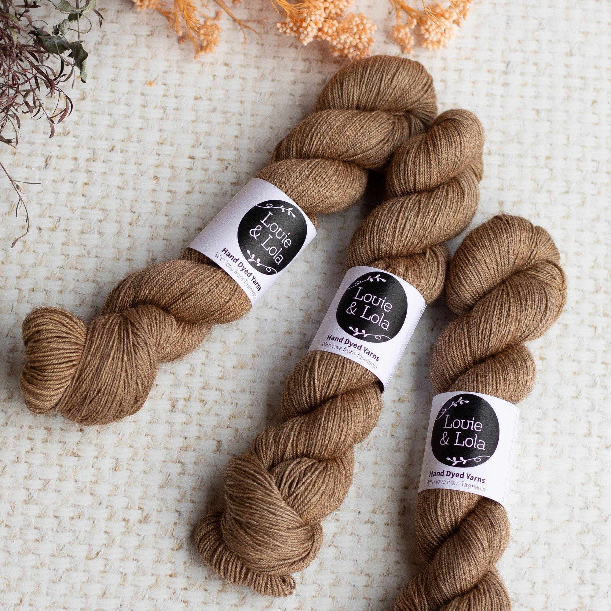 Louie & Lola Yarns Merino Silk Yak Fingering - Wheat