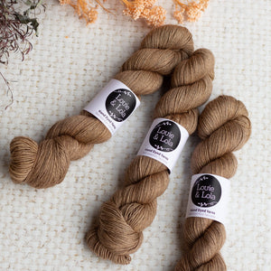 Louie & Lola Yarns Merino Silk Yak Fingering - Wheat