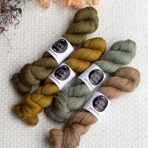 Louie & Lola Yarns Merino Silk Yak Fingering - Wheat