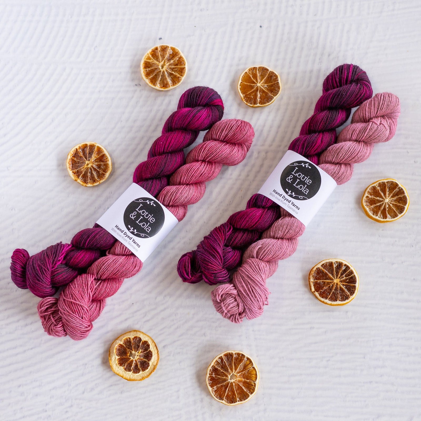 Louie & Lola Yarns Merino Yak Nylon Sock - Christmas Candy Set 1