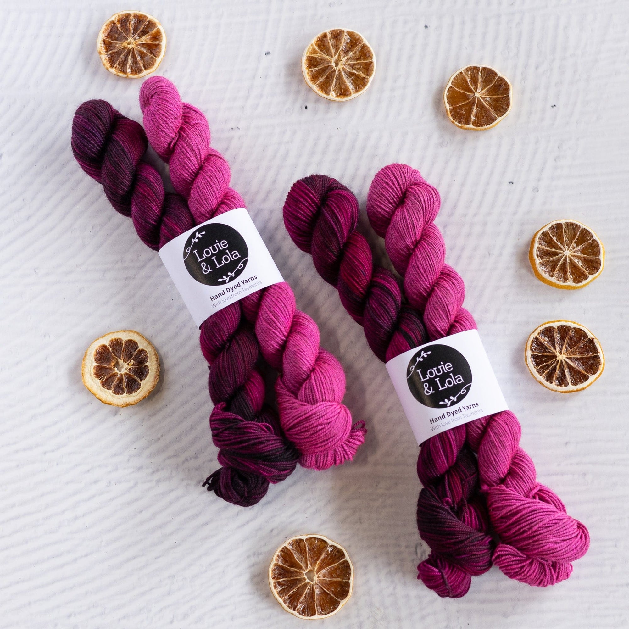 Louie & Lola Yarns Merino Yak Nylon Sock - Christmas Candy Set 2