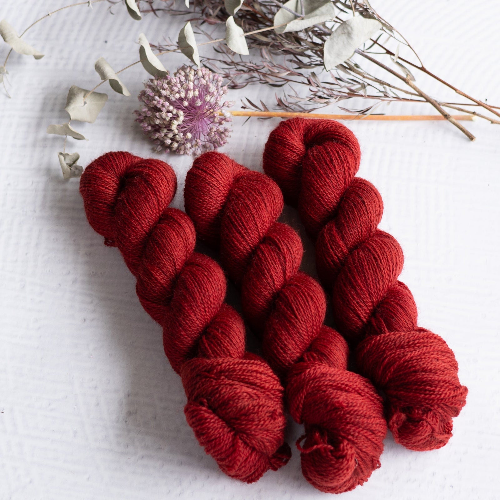 Louie & Lola Yarns Mineralogy 4 Ply - Tonals Collection - Barn Red