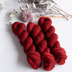 Louie & Lola Yarns Mineralogy 4 Ply - Tonals Collection - Barn Red