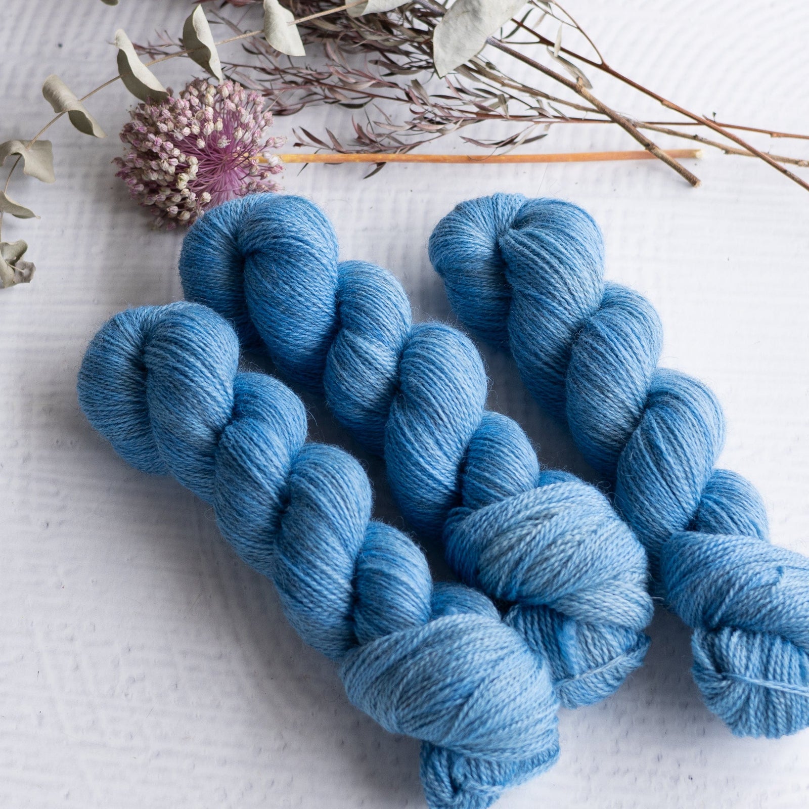 Louie & Lola Yarns Mineralogy 4 Ply - Tonals Collection - Cornflower Blue