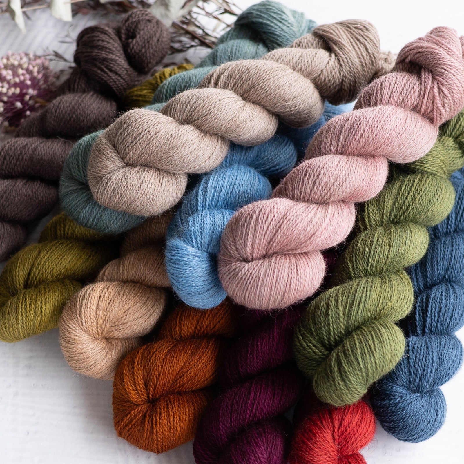 Louie & Lola Yarns Mineralogy 4 Ply - Tonals Collection - Barn Red