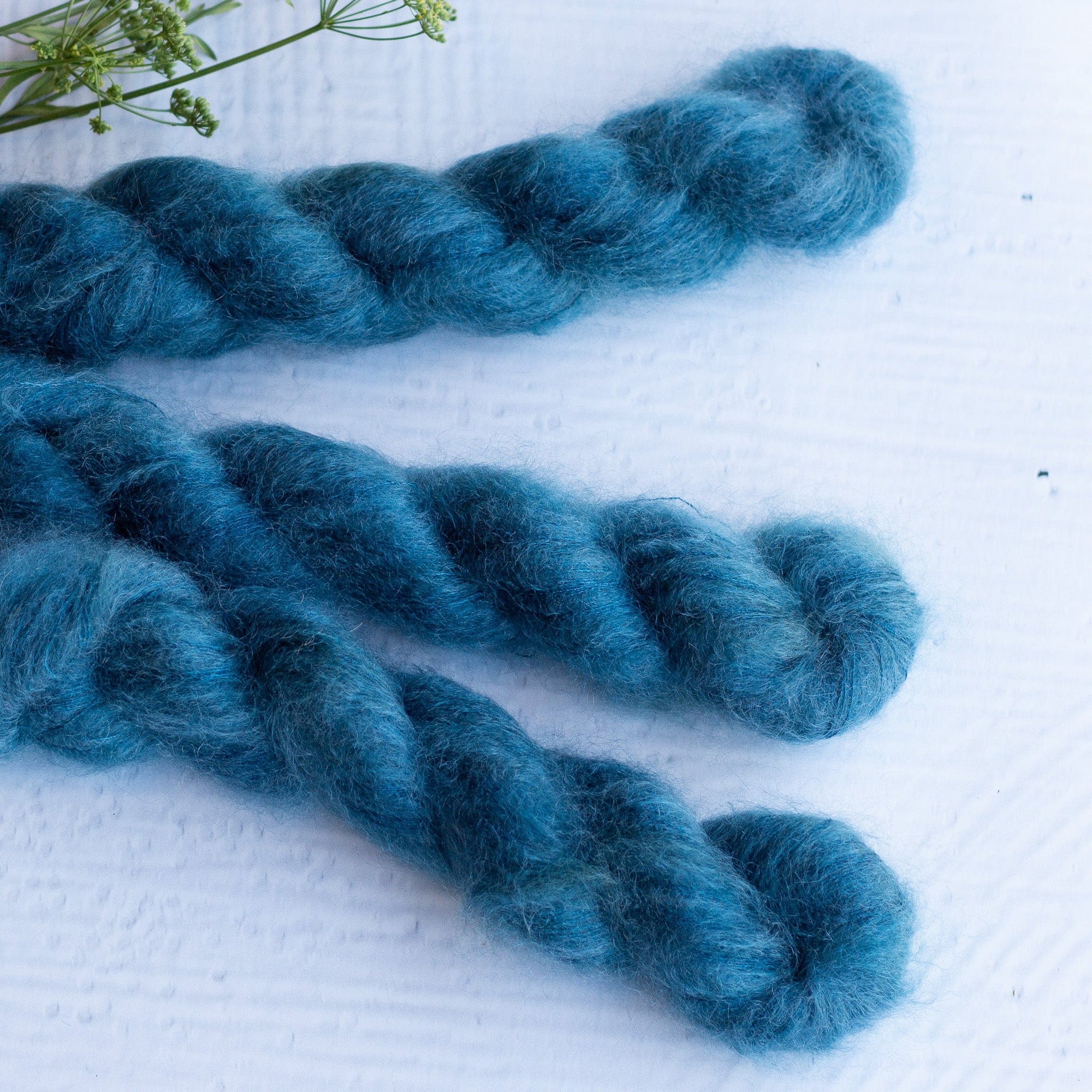 Louie & Lola Yarns Mohair Silk Lace - Blue Spruce