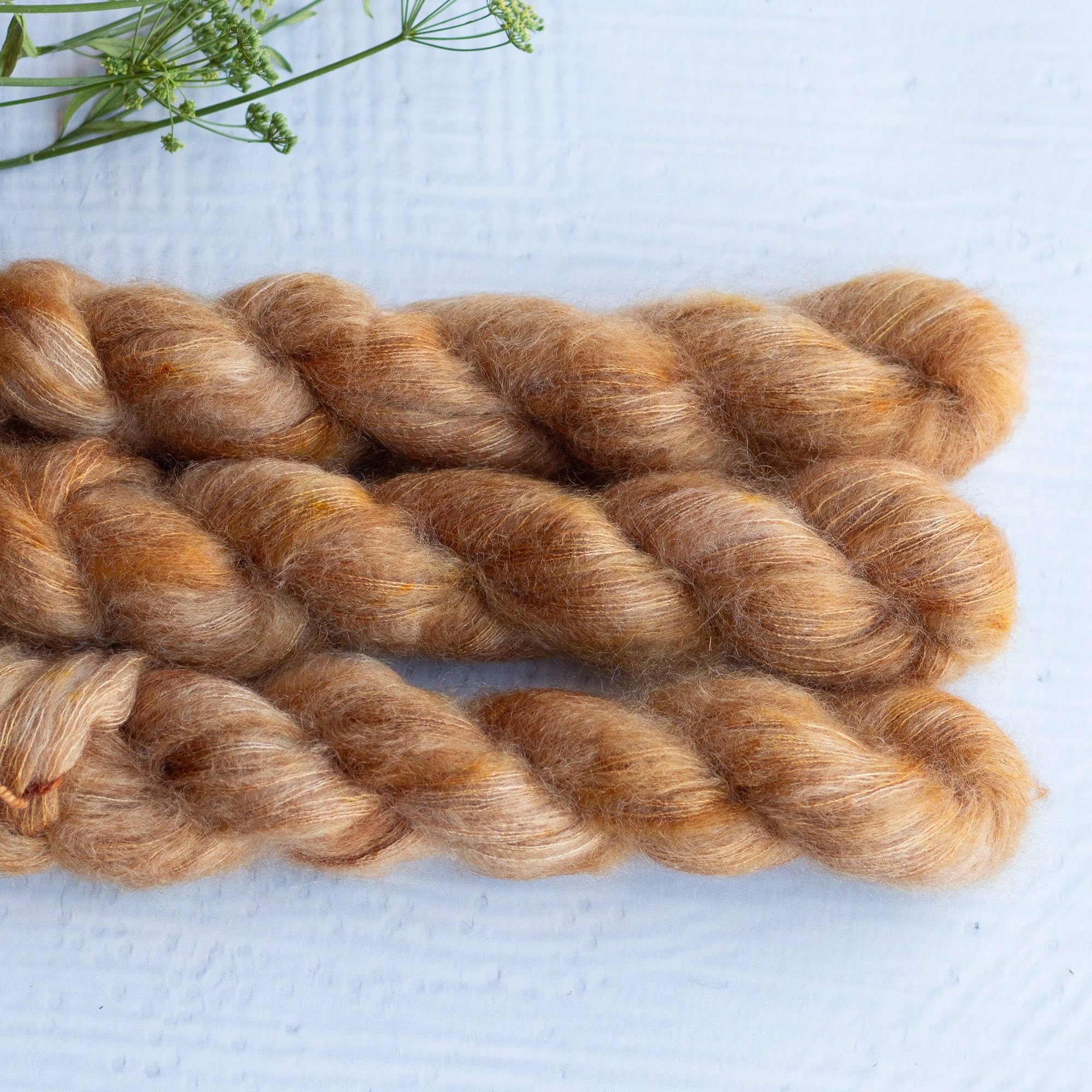 Louie & Lola Yarns Mohair Silk Lace - Caramel