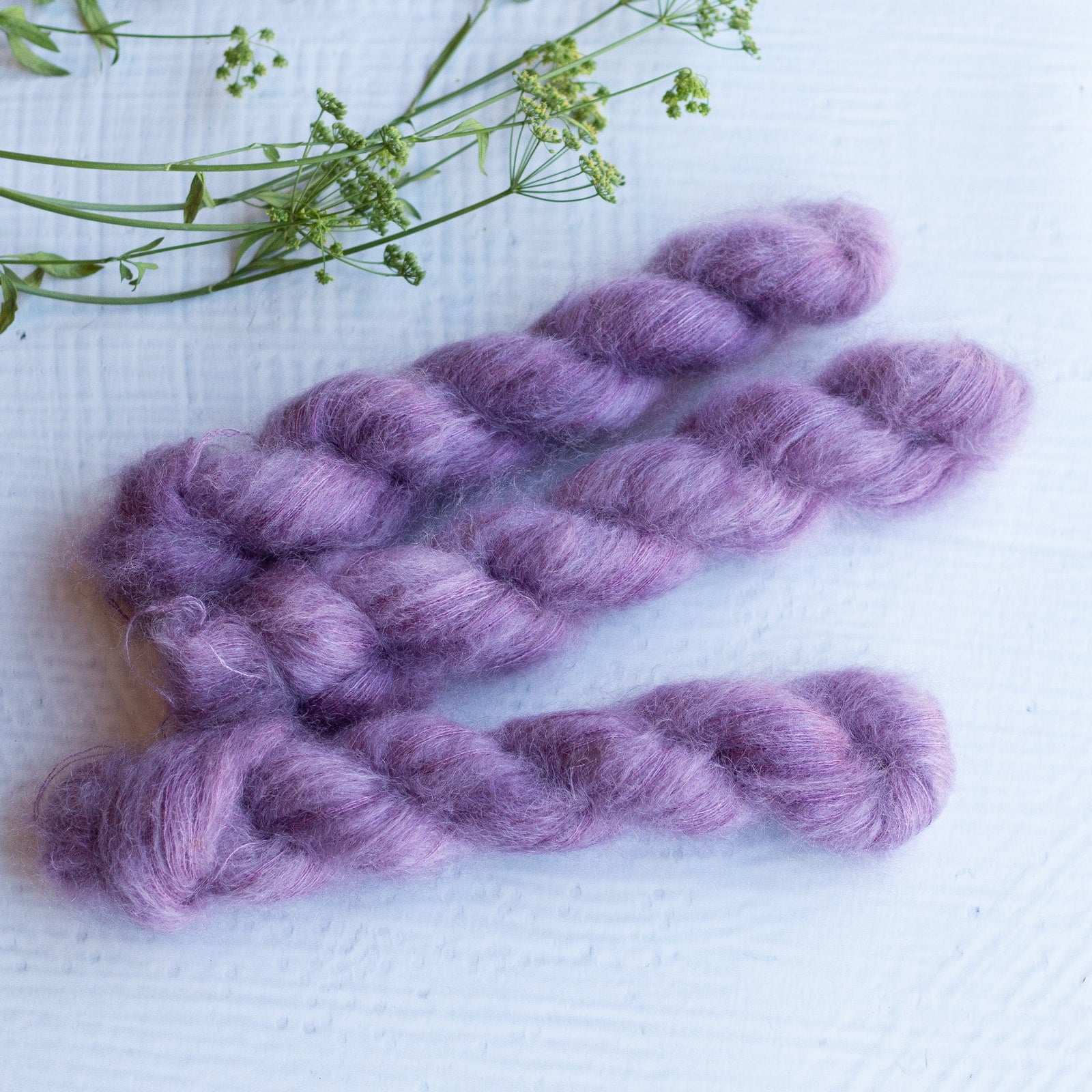 Louie & Lola Yarns Mohair Silk Lace - Lilac