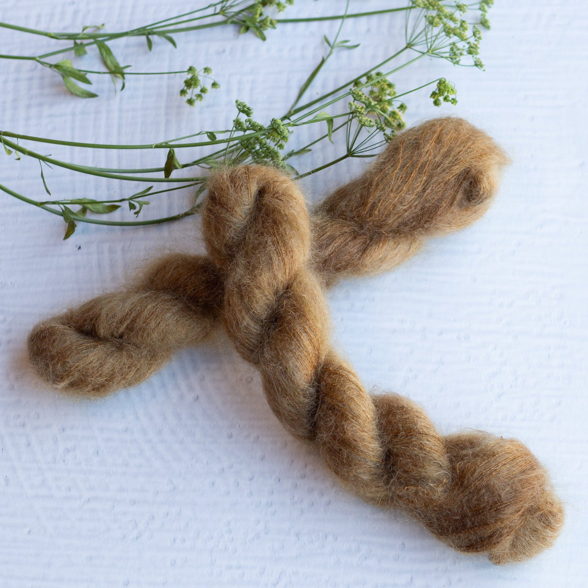 Louie & Lola Yarns Mohair Silk Lace - Mustard