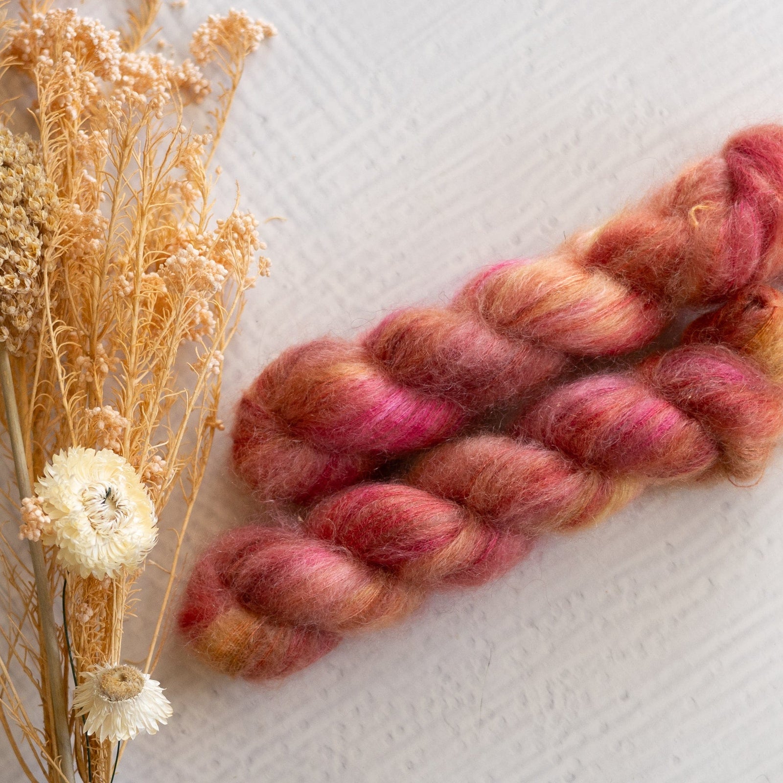 Louie & Lola Yarns Mohair Silk Lace - Poppy Field