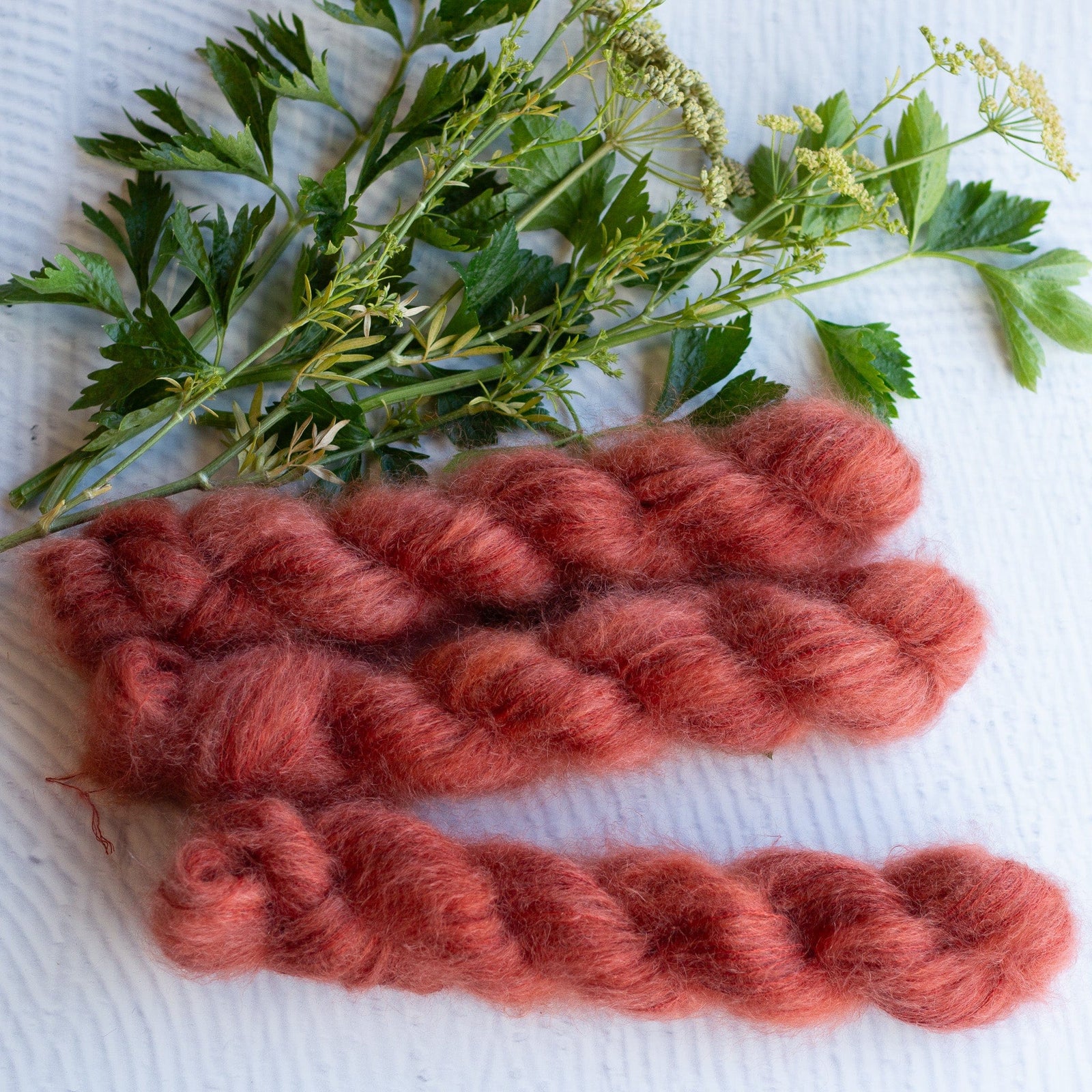 Louie & Lola Yarns Mohair Silk Lace - Sweet Orange