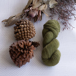 Louie & Lola Yarns Olive Short Crimp Cowl Yarn Kit PRE-ORDER